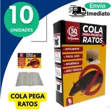 Fita adesiva  Cola Pega Insetos Rasteiros Premium 10 8 6 3 unid Controle de Pequenos Invasores multi