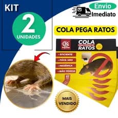 Cola Para Pragas Cola Pega Insetos Rasteiros R@to Premium 2 ou 1 Unidades Controle de Pequenos Invasores