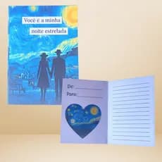 Você é a Minha Noite Estrelada – Cartão de Amor Inesquecível