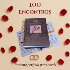Livro de 100 Encontros com Foto, Nome e Data – Viva Cada Momento Juntos!