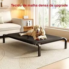 Cama pet impermeável Suspensa Elevada Portátil Respirável E Confortável Para Pets Cães Gatos Tecido de malha aprimorado
