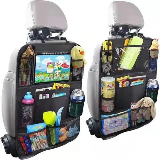 Bolsa de armazenamento para encosto de assento de carro bolsa de armazenamento Bolsa para celular de carro