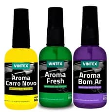 Kit Cheirinho Para Carro Spray Aroma 60ml A Granel Arominha Borrifar Odorizante