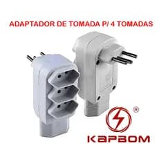 ADAPTADOR DE TOMADA PARA 4 TOMADAS - KAPBOM