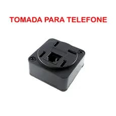 TOMADA PARA TELEFONE PARA PINO OU CABO RJ11