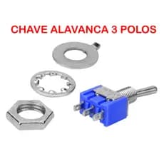 CHAVE ALAVANCA 3 POLOS (3 POSIÇÕES)