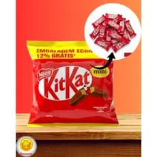 Pacote Chocolate Mini KitKat Ao Leite c/36 - Nestlé