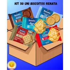Kit Mini Biscoitos Renata 50 / 100 / 200 Unidades Variadas