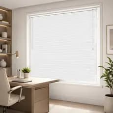 Cortina Persiana Horizontal 120x130cm PVC 25mm Cores Cortina Sala Quarto Escritório Envio Rápido Ful
