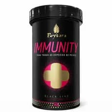 Ração Poytara Immunity Black Line Para Peixes 90g Saúde Para Seus Peixes Alimento Completo Promoção.