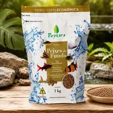 Ração Poytara Peixes De Fundo 1Kg Linha Premium Para Peixes Excelente Para Dia A Dia Super Oferta Fg