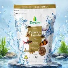 Ração Poytara Peixes De Fundo 1Kg Alimento Completo P/ Peixes Linha Premium Envio Imediato Promoção.