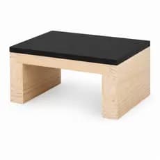 Escada 1 Degrau Auxílio Madeira MDF Laqueado Para Casa Criança Pia Cozinhas Banheiro Quarto Estética