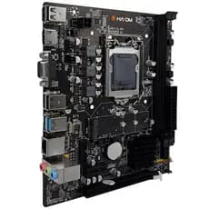 Placa Mãe H61 LGA 1155 DDR3 para Intel 2ª 3ª Geração Suporte Nvme Dual Channel 16GB USB 3.0 SATA II