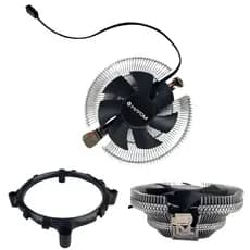 ​Cooler Universal para Processadores CPU Intel e AMD, TDP 65W, Fan 70mm, Sem LED