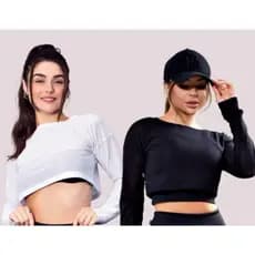 top cropped academia manga longa preto cropped dryfit manga longa preto cropped tela preto manga longa cropped fitness