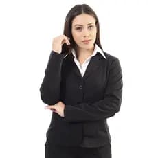 Blazer feminino para trabalho uniforme secretária escritório