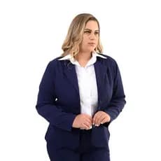 Blazer social feminino em two way com elastano loja de fábrica
