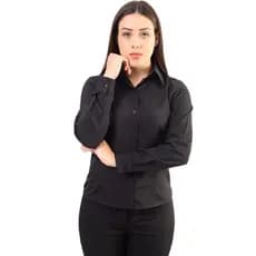Camisa camisete manga longa feminina blusa social.