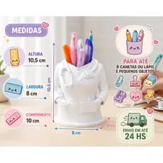 Porta Caneta Jaleco área da saúde Médica enfermeira Técnica de enfermagem Nutri Dentista