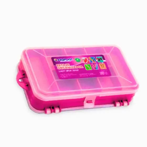 Estojo Organizador Multiuso Lady Box 2 Lados