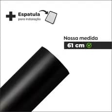 Papel de Parede Adesivo para geladeira Adesivo para moveis preto + Espátula