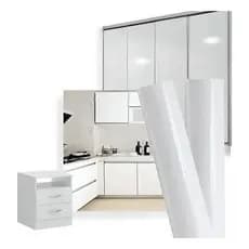Adesivo Vinil Branco Preto Transparente Jateado Envelopamento Geladeira Fogão lavável Autocolante