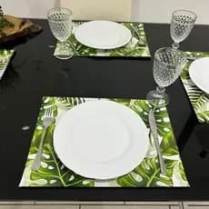 Jogo Americano supla Mesa Posta Souplast Cozinha Mesa de Jantar