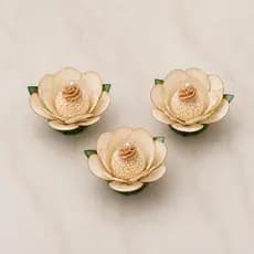 Forminhas Para Doces Festa Casamento Luxo Flor Cor Palha