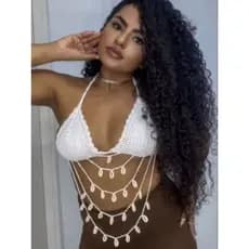 top croche buzios/top moda feminina /top sem bojo/moda praia