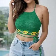 blusa brasil/cropped brasil/cropped brasil croche/blusa copa