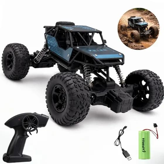 Carrinho Controle Remoto Recarregavel Brinquedos de menino Carro Grande 4x4
