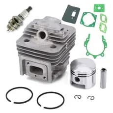 Kit Cilindro Pistão Jogo de Juntas Vela P/ Roçadeiras 43cc 52cc 63cc 65cc 75cc 40mm