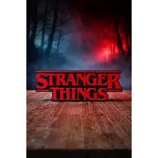 Placa Decorativa 3D Stranger Things | Decoração Geek para Quarto e Sala