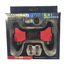 Manete Gamepad 5 em 1 Controle Para Celular Joystick Game Pad Suporte Analógico Pubg Free Fire Cod