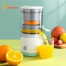 Espremedor Sem Fio Portátil Laranja Limão Suco Fruta Elétric