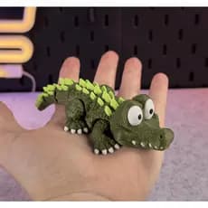 Brinquedo Crocodilo Fofo Articulado Fidget toy Divertido Para Todas as idades