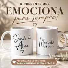 Caneca Personalizada Madrinha e Padrinho com Foto Nome e Frase Xícara Kit Convite Batismo