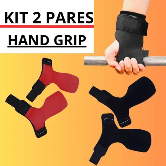Luva Hand Grip Profissional  Couro 𝟭𝟬𝟬% 𝗟𝗲𝗴𝗶𝘁𝗶𝗺𝗼 Academia e Crossfit.