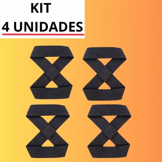 Kit 𝟮 𝗣𝗔𝗥𝗘𝗦 Strap em 𝟴 𝟭𝟬𝟬% 𝗔𝗹𝗴𝗼𝗱𝗮̃𝗼 Premium Crossfit e Academia