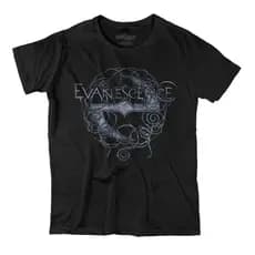 Camiseta Evanescence Camiseta Banda Evanescence No Brasil