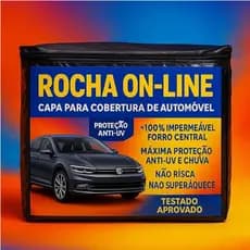 Capa de Cobrir Carro Impermeável Forro Central Proteção Sol Chuva Risco Poeira