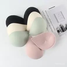 1.5cm Sutiã Estofamento Látex Almofada No Peito yoga Esportivo Inserção Substituível