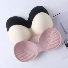 Almofada De Látex De 4 cm De Espessura Para O Peito Em Com Reposição Removível Roupa Íntima Forma De U Sutiã De Beleza Nas Costas