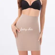 Saia Feminina De Cintura Alta Com Espartilho Pós-Parto Para Controle De Barriga Sem Costura Modeladora De Bumbum Levantador