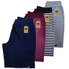 kit 4 bermudas moletom masculina cores sortidas com amarração academia treino casual