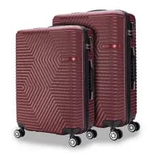 Kit 2 Malas de Viagem Swissport ABS Reforçado Rodas 360° 8KG 10KG