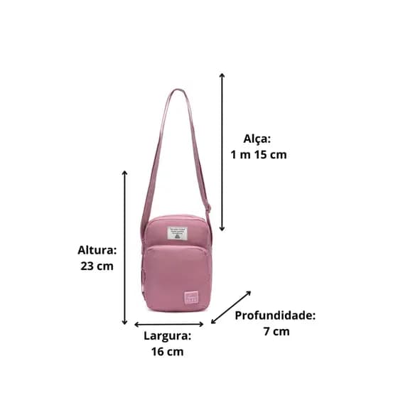 Shoulder Bag Reef Reforçada Bolsa Transversal Feminina 3 L