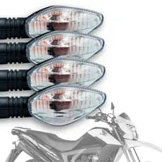 Kit 4 ou 2 Piscas Cg Titan Fan 125 150 Cbx Twister 250 Xre 300 2000 2001 2002 2003 2004 2005 2006 2007 2008 2009 a 2013
