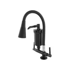 Torneira Filtro Bancada Gourmet Flexível Cozinha Preta All Black